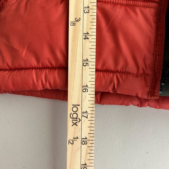 Gap Kids Orange Full Zip Insulated Sienna Thick Puffer Vest Jacket Size XS - Picture 13 of 13